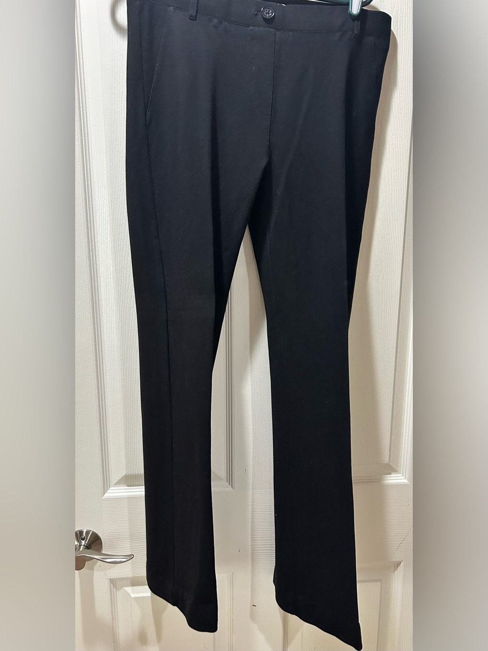Betabrand Black Bootcut Classic Dress Pant Yoga Pants Large